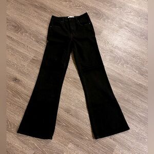 RSQ black high rise flare bottom jeans. Size 26.